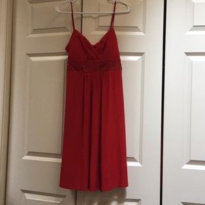 Fun red party dress